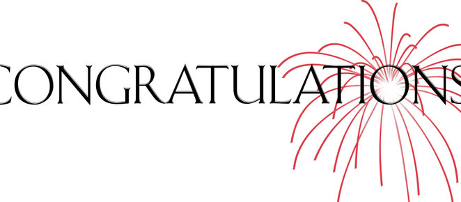 CONGRATULATIONS!